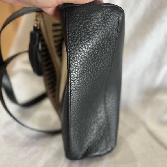 Kate Spade Cream and Dark Blue Leather Crossbody Bag - Picture 3 of 8